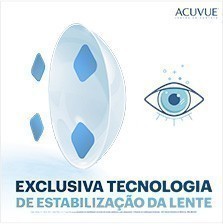 Exclusiva tecnologia de estabilização da lente
